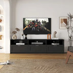 Meuble TV 70,87 po avec 3 espaces de rangement et 3 tiroirs