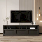 Meuble TV 70,87 po avec 3 espaces de rangement et 3 tiroirs