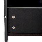 Meuble TV 70,87 po avec 3 espaces de rangement et 3 tiroirs