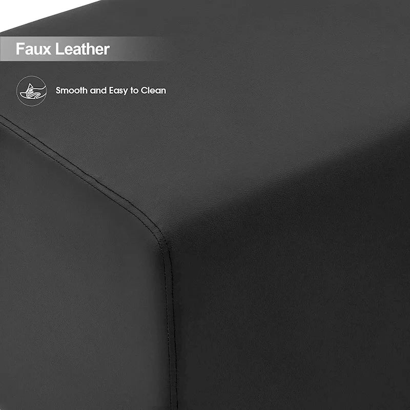 Chaises de salle d'attente pour entrée et magasin, similicuir W704