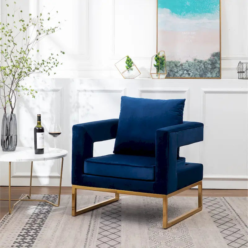 Fauteuil d'appoint contemporain rembourré Lenola