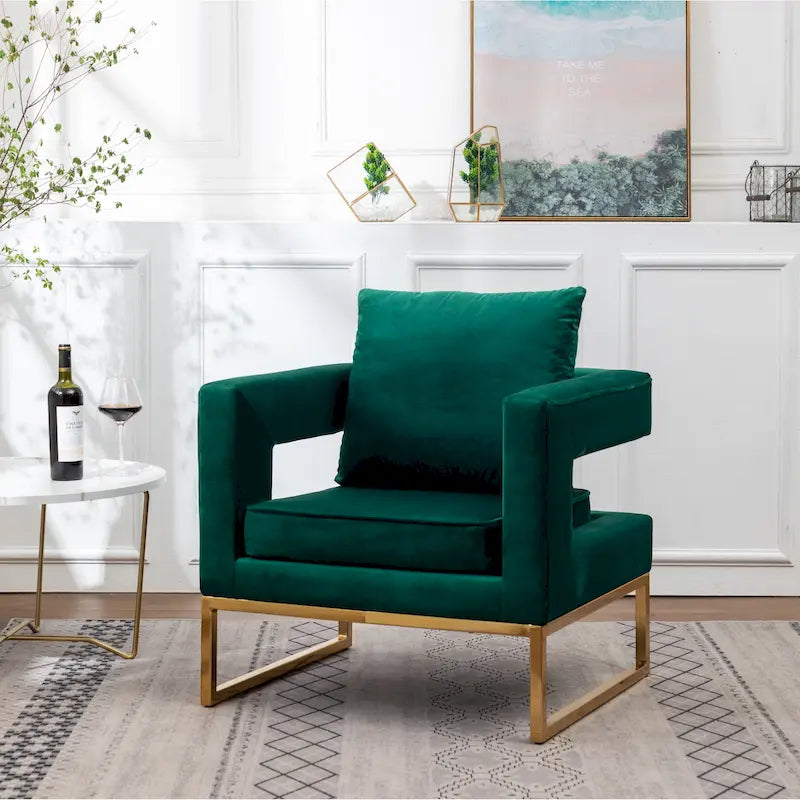 Fauteuil d'appoint contemporain rembourré Lenola
