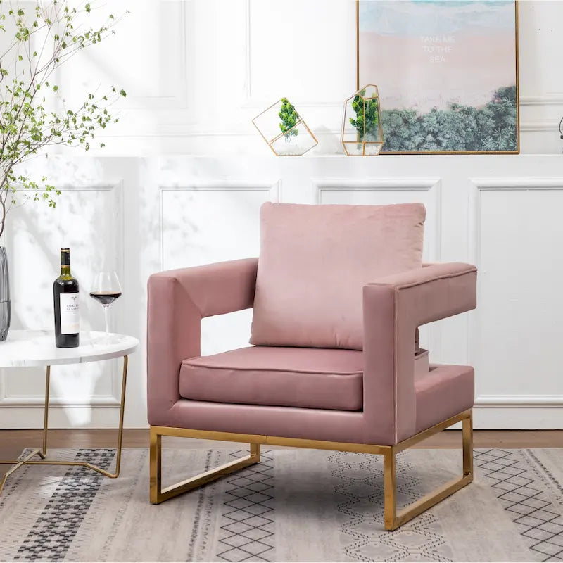 Fauteuil d'appoint contemporain rembourré Lenola