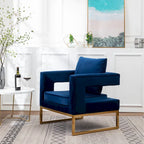 Fauteuil d'appoint contemporain rembourré Lenola