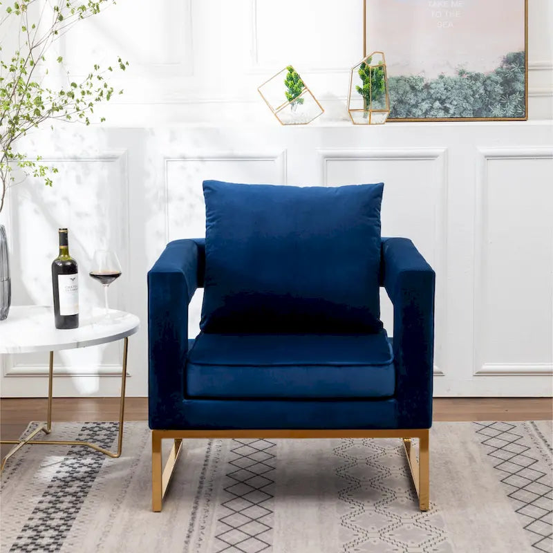 Fauteuil d'appoint contemporain rembourré Lenola