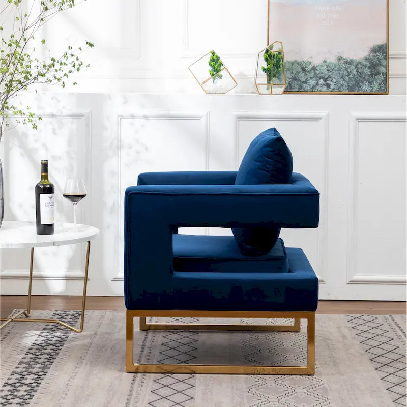 Fauteuil d'appoint contemporain rembourré Lenola