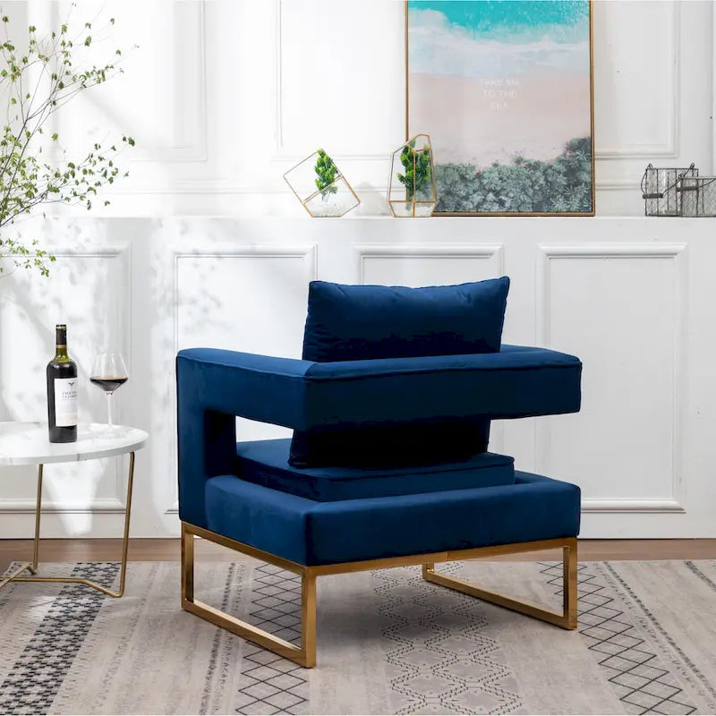 Fauteuil d'appoint contemporain rembourré Lenola