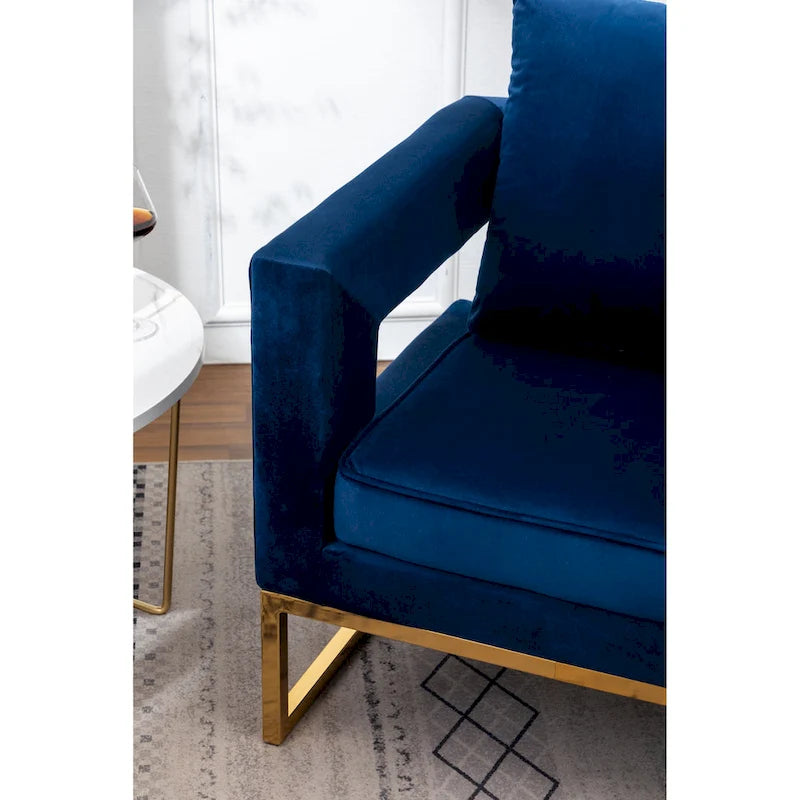 Fauteuil d'appoint contemporain rembourré Lenola