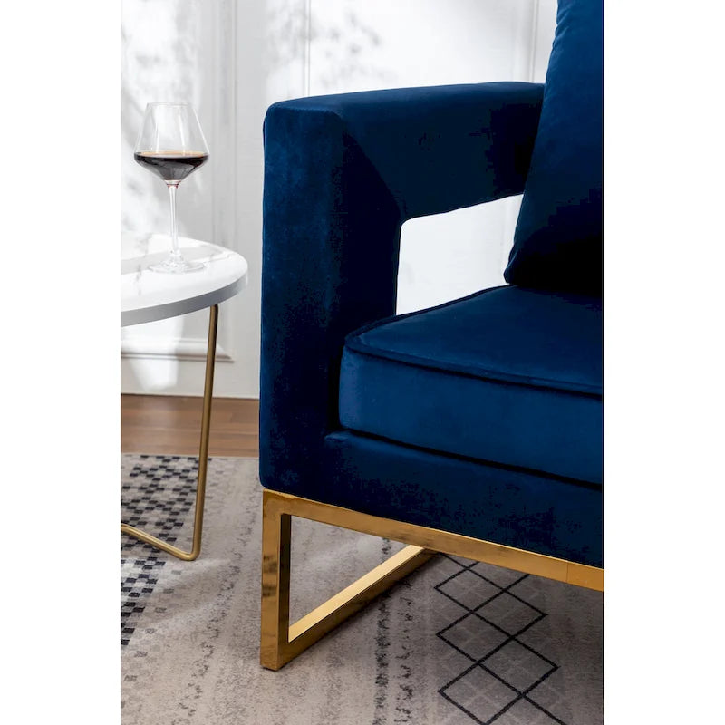 Fauteuil d'appoint contemporain rembourré Lenola