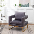Fauteuil d'appoint contemporain rembourré Lenola