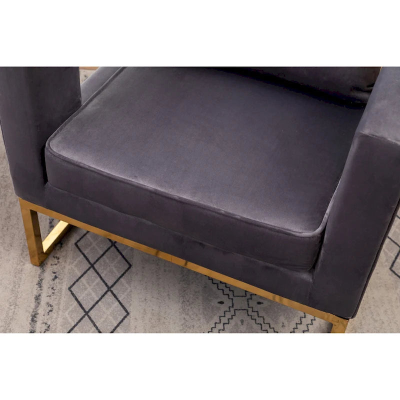 Fauteuil d'appoint contemporain rembourré Lenola