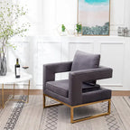 Fauteuil d'appoint contemporain rembourré Lenola