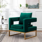Fauteuil d'appoint contemporain rembourré Lenola
