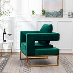 Fauteuil d'appoint contemporain rembourré Lenola