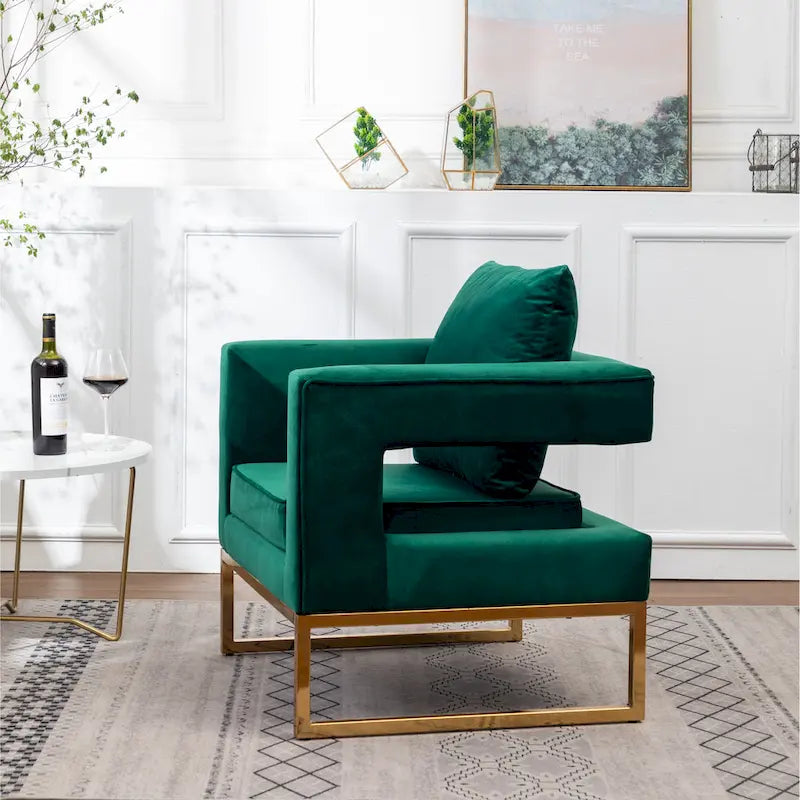 Fauteuil d'appoint contemporain rembourré Lenola
