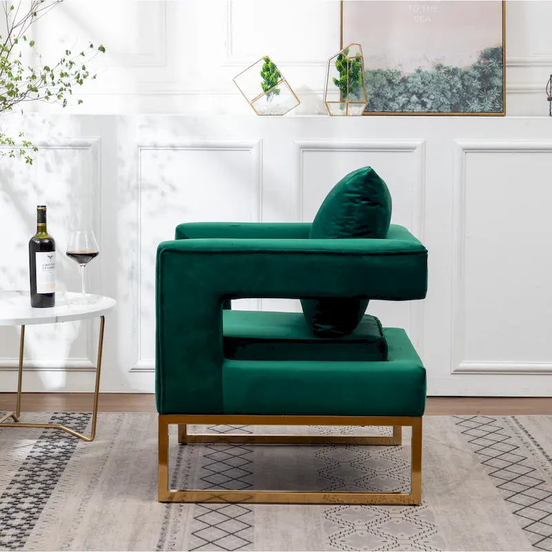 Fauteuil d'appoint contemporain rembourré Lenola