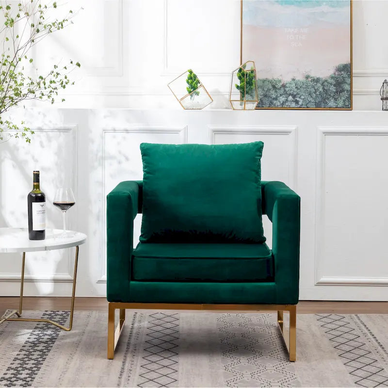 Fauteuil d'appoint contemporain rembourré Lenola