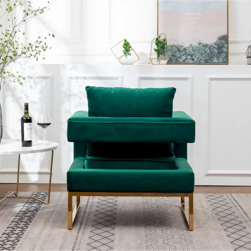 Fauteuil d'appoint contemporain rembourré Lenola