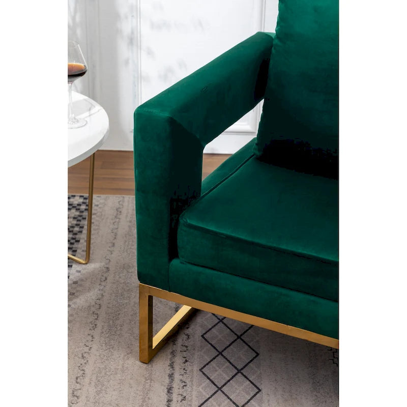 Fauteuil d'appoint contemporain rembourré Lenola