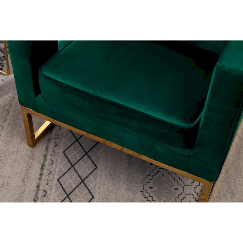 Fauteuil d'appoint contemporain rembourré Lenola