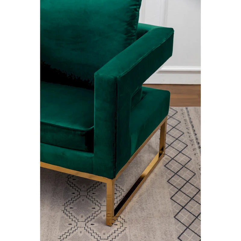 Fauteuil d'appoint contemporain rembourré Lenola