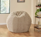 Pouf d'hiver en fausse fourrure Modern Glam