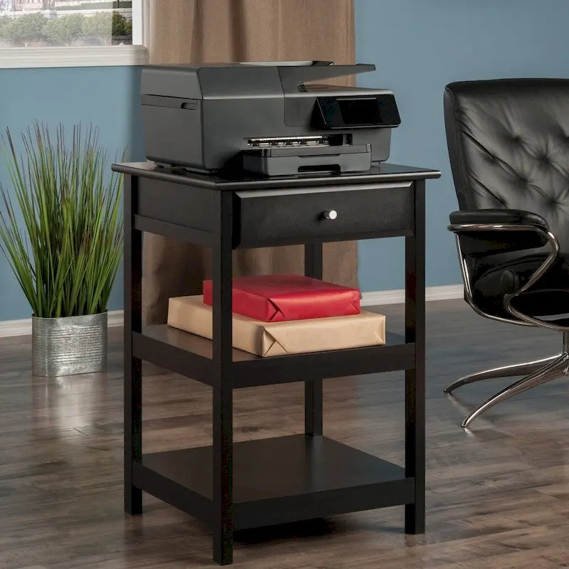 Meuble d'imprimante Bertha Black