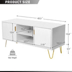 Meuble TV, console TV, meuble de rangement en bois pour divertissement