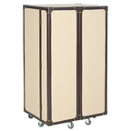 Meuble bar Krista beige avec rangement – 23,6 x 17,7 x 42,1 – 24Px18Px42H