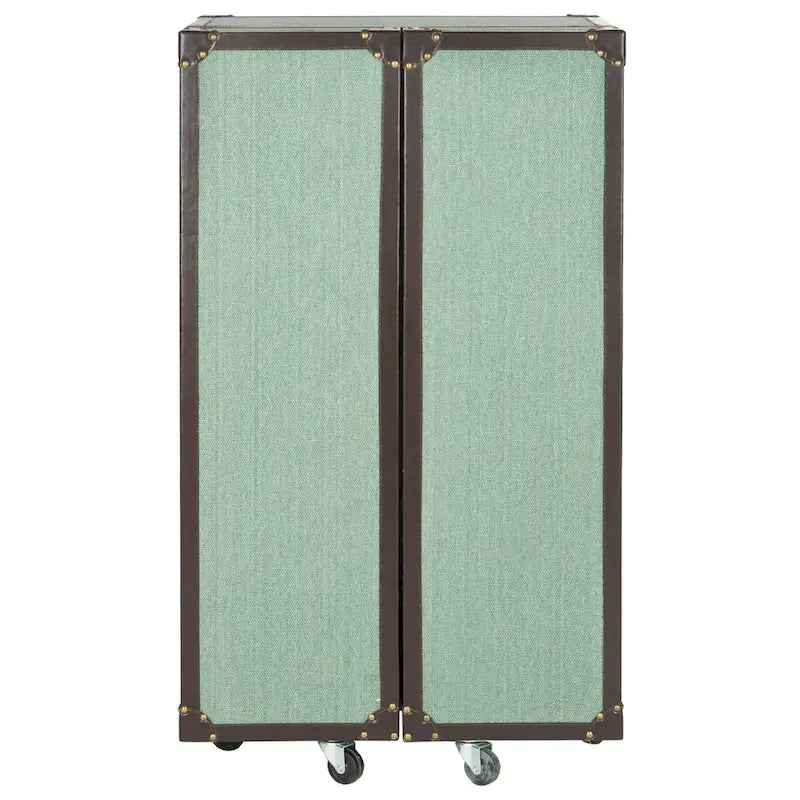 Meuble bar Krista beige avec rangement – 23,6 x 17,7 x 42,1 – 24Px18Px42H