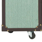 Meuble bar Krista beige avec rangement – 23,6 x 17,7 x 42,1 – 24Px18Px42H