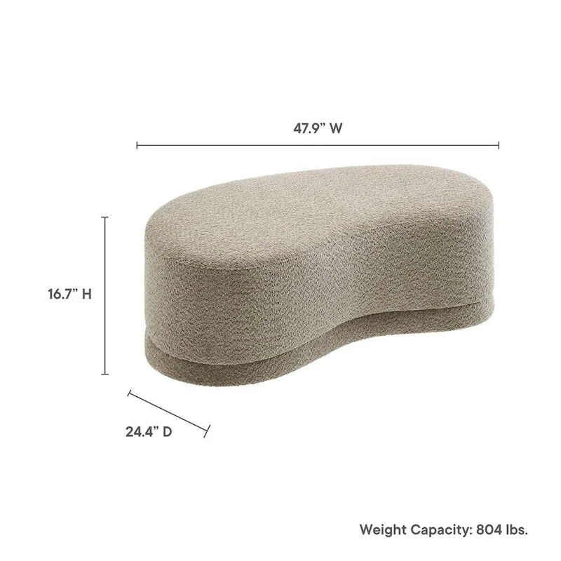 Banc ottoman rembourré Nimbus 48
