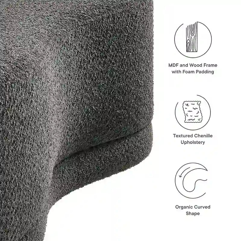 Banc ottoman rembourré Nimbus 48