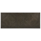 Table de salle à manger Koa 84-102 pouces, extensible 8 places rectangulaire, bois marron
