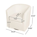 Fauteuil club pivotant Sorna Barrel