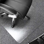 Tapis de protection rectangulaire en polycarbonate pour moquettes à poils courts - 122 x 152 cm
