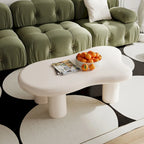 Table basse en bois en forme de nuage pour salon