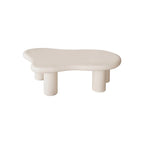 Table basse en bois en forme de nuage pour salon